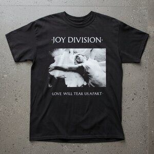 Vintage Style Joy Division “Love Will Tear Us Apart” Graphic T-Shirt